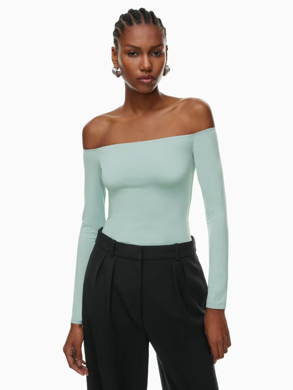 Aritzia Contour Off-Shoulder Top Longsleeve